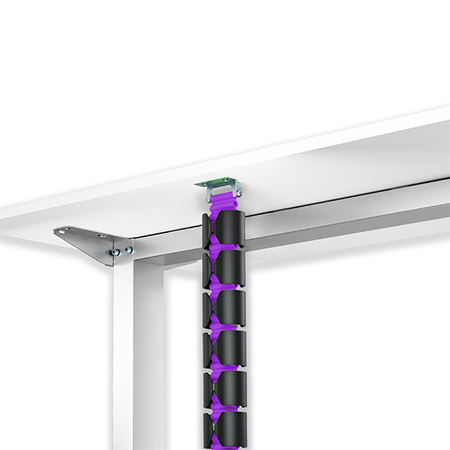 Organizér kabelů SPK-130BP černý