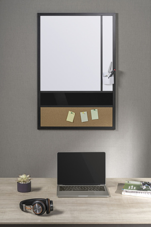 Combo tri-partite wall board SPB202 60x90