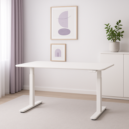 Blat MDF malowany proszkowo 160x80x2.5 Porcelain