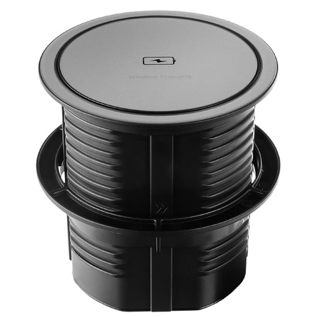 Spacetronik SPS-R3D6B V2 round tabletop socket