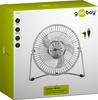 Stolný ventilátor 8" USB Goobay SILVER