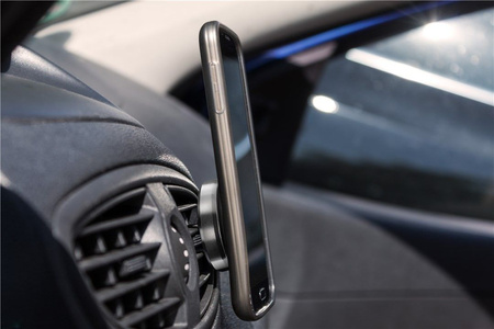 Magnetic holder for the air vents chrome Goobay