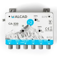 vícepásmový zesilovač ALCAD CA-320 24-230V 3/1 40dB