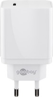 USB-C PD 18W 2A power charger Goobay WHITE