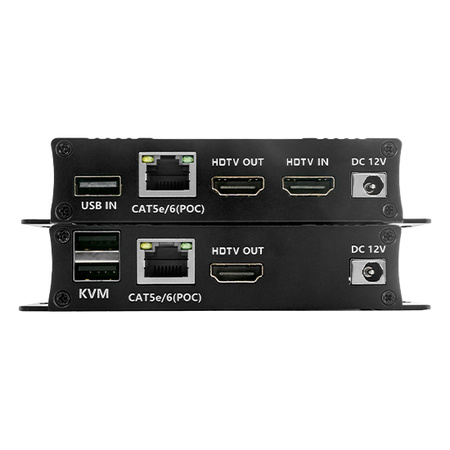 Převodník HDMI KVM na LAN-RJ45 USB 60m Spacetronik