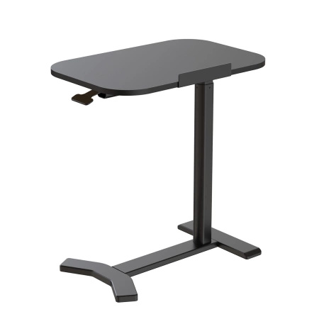 Zestaw wypoczynkowy fotel elektryczny Spacetronik Flax 04M niebieski + stolik regulowany