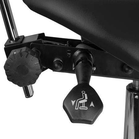 Ergonomiczny hoker regulowany SELLA czarny