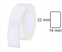 Niimbot D series labels 14x22 mm 250 pcs white