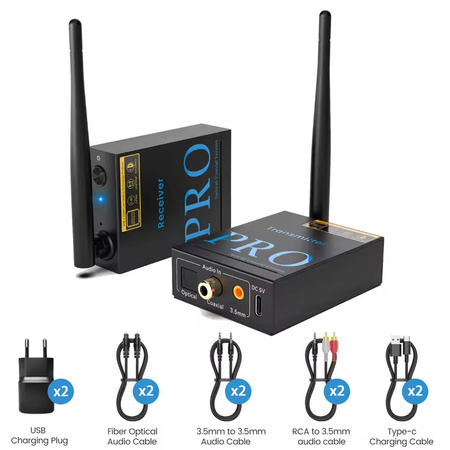 Transmiter audio HiFi 2.4GHz 2w1 1Mii RT5066Pro