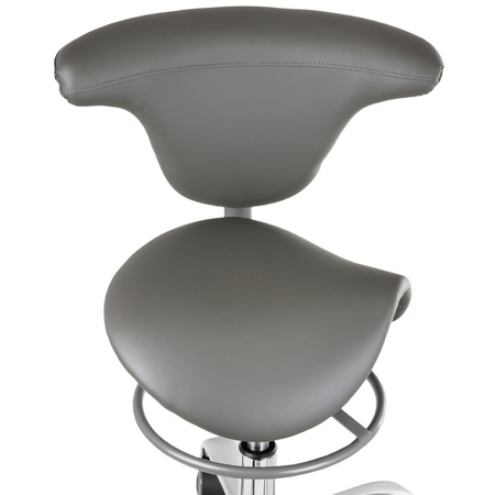 Ergonomiczny hoker regulowany SELLA szary