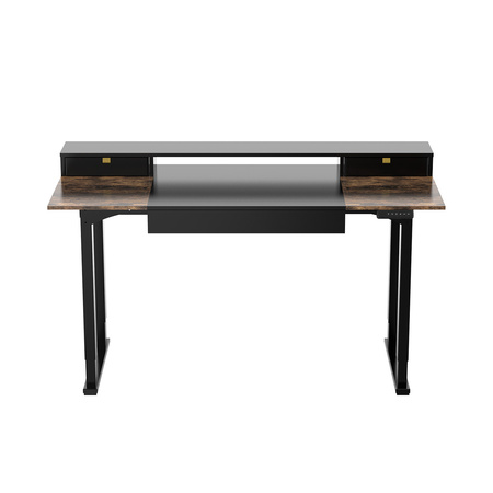 Mobile Electric Desk with Shelf Drawers