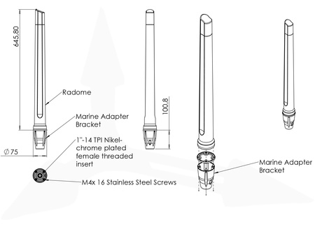 Antena 2w1 5G/LTE MIMO2x2 Poynting OMNI-402-V2