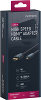 CLICKTRONIC HDMI - micro HDMI 2.0 4K 60Hz 3m kabel