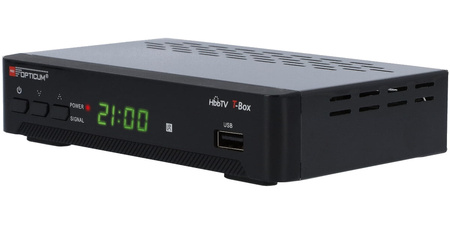 DVB-T2 HBBTV T-BOX Opticum + WiFi Tuner