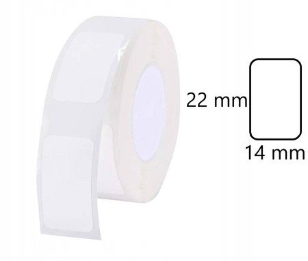 Etikety Niimbot řady D 14x22 mm 250 ks bílé