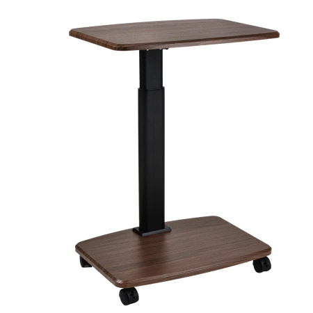 Zestaw wypoczynkowy fotel elektryczny Spacetronik Flax 04M szary + stolik regulowany