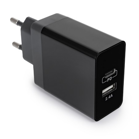 2-in-1 USB-C USB PD Quick 17W 3.4A Charger SPC-01B