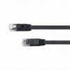 CAT 6A płaski kabel sieciowy U/UTP czarny 7M