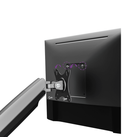 Držák pro 2 monitory Spacetronik SPA-S120B