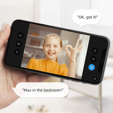 Kamera wewnętrzna obrotowa 2K 4MP WiFi Aosu P1 Pro SL-C2P