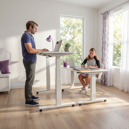 Spacetronik SPE-114AW electric desk stand