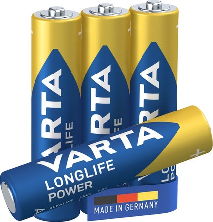 VARTA Longlife Power Batterie LR03 AAA 15V 4 Stk.