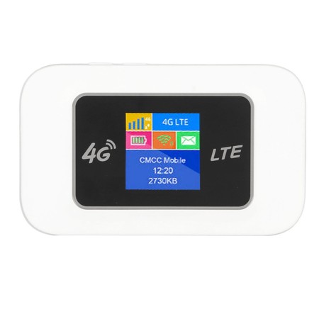 SIM 4G LTE Wi-Fi 4 LCD mobilný router Edup EP-D523