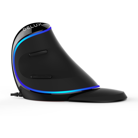 Mysz optyczna Delux M618 PLUS przewodowa LED blue