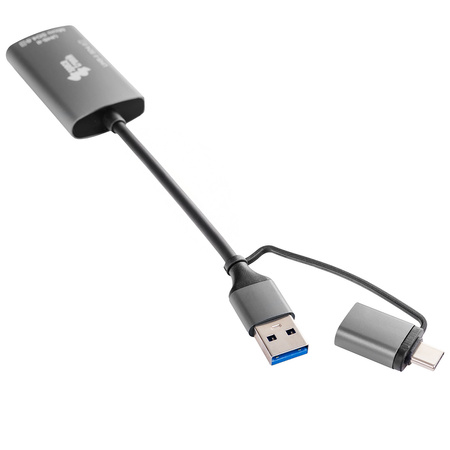 Czytnik kart SPU-CR05 USB-C USB-A Spacetronik