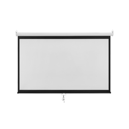 Hand rolled projection screen 100" inches 16:9