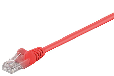 LAN Patchkabel CAT 5E 05m rot