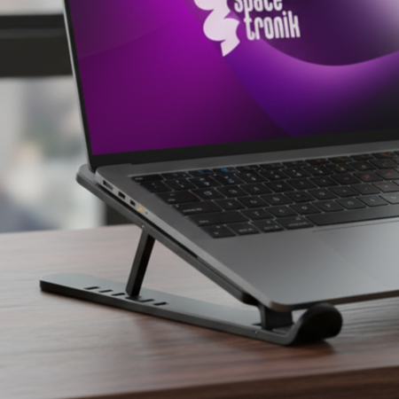 Składana Regulowana Podstawka pod Laptopa SPP106B czarny