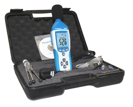 USB audio merač a záznamník PeakTech 8005