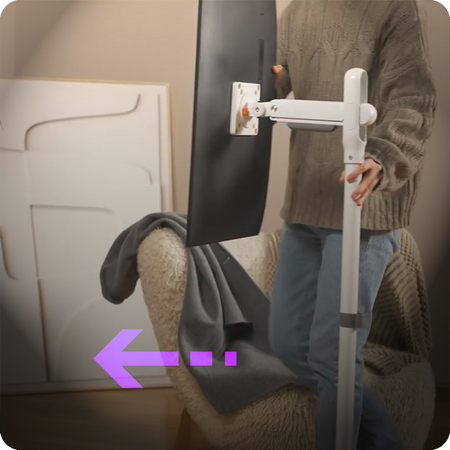 Mobilný stojan na TV monitor SPE-T01B 10 kg, čierny