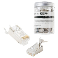 RJ45 cat7 Durchgangsstecker FTP PT-RJ457FT-15 50 Stück