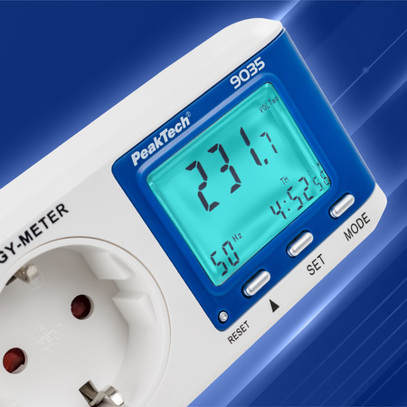 Digitálny merač spotreby energie PeakTech 9035