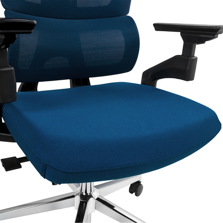 Fotel biurowy obrotowy z podłokietnikiem BARD blue