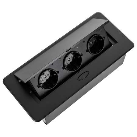 Spacetronik SPS-D33B V2 Arbeitsplattensteckdose Öffnung