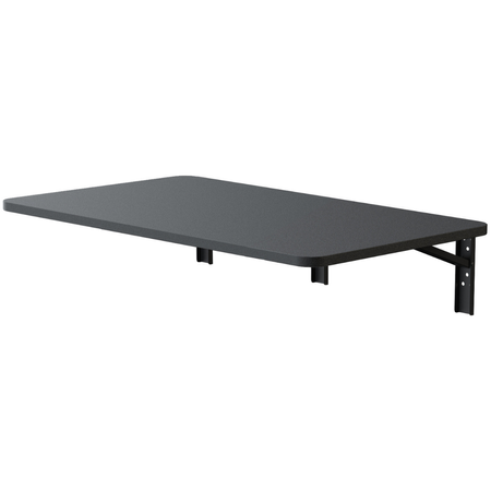 Składane biurko ścienne SPB149B 80×40 cm czarne składane 90°