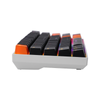 Delux KM36 RGB schwarz/orange kabelgebundene mechanische Tastatur