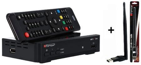 DVB-T2 HBBTV T-BOX Opticum + WiFi Tuner