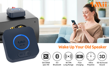 B06HD Bluetooth 5 aptX HD audio receiver 50m