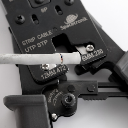 Krimpovací nástroj RJ45/RJ12/RJ11 s testerom LAN NT-CT04