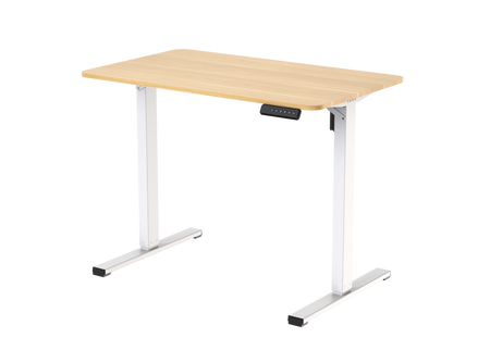 Biurko Elektryczne 120x60 SPEO125WO Drewniany Blat Regulacja Wysokości