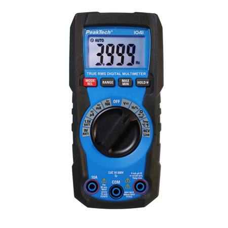 Multimetr cyfrowy TrueRMS 10A 600V PeakTech 1041