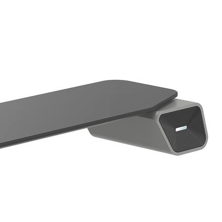 Audio stand with speakers for 70cm monitor