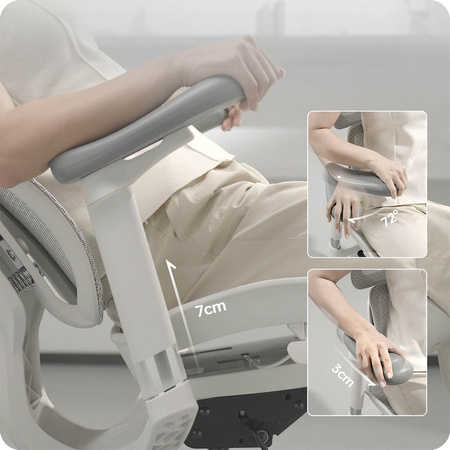 Fotel biurowy obrotowy Springle 22 Szary