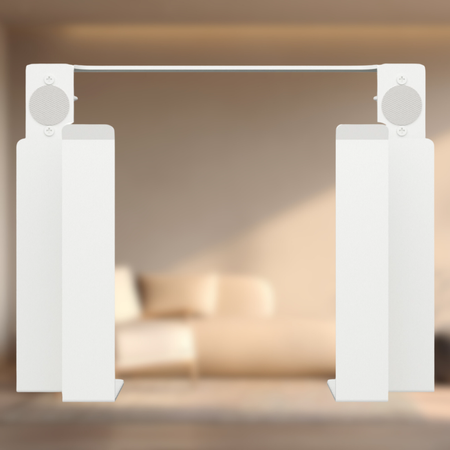 Boczny organizer do biurka na zacisk 25×20×8 cm biały SPB146W