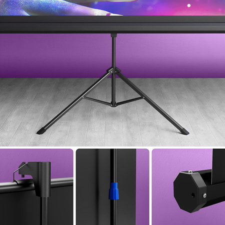 Projekční plátno se stativem 120" 4K Spacetronik