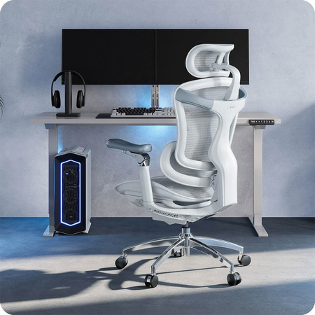 Doris 40 Grey swivel office chair